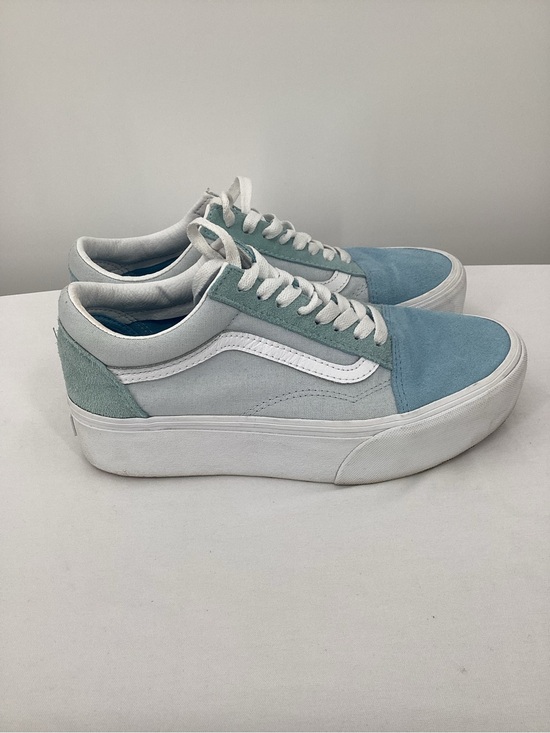 Vans Shoes - Vans Suede Platform Low-Top Sneakers in Light Blue